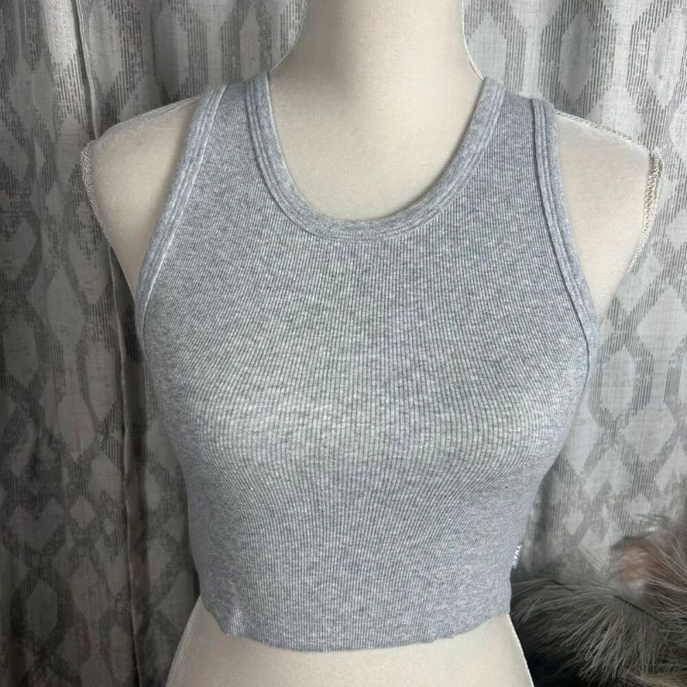 TNA grey crop top